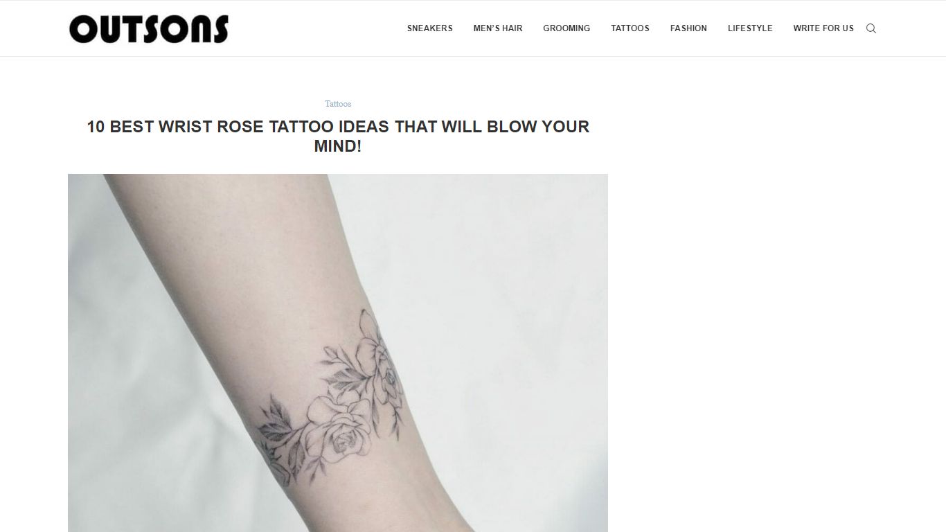 10 Best Wrist Rose Tattoo Ideas That Will Blow Your Mind!