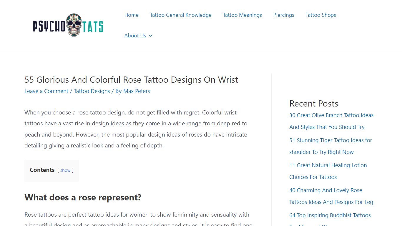 55 Glorious And Colorful Rose Tattoo Designs On Wrist - Psycho Tats