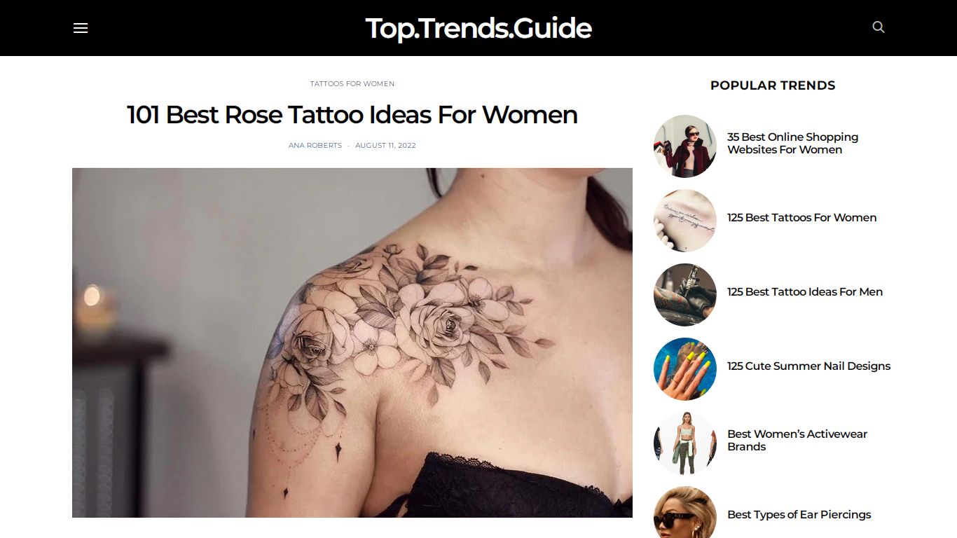 101 Best Rose Tattoo Ideas For Women - Top Trends Guide