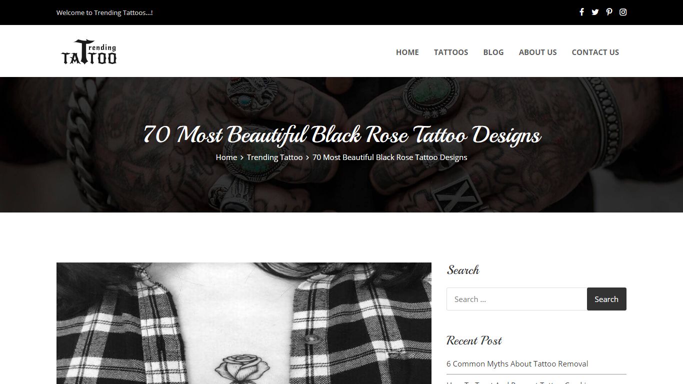 70 Most Beautiful Black Rose Tattoo Designs and Ideas 2022